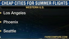 FareCompare.com CEO Rick Seaney on the least expensive destinations for summer vacations.