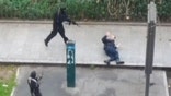 Warning graphic: Gunmen execute Paris police officer