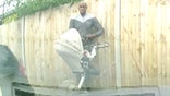 Caught on tape: Man with stroller keys Aston Martin
