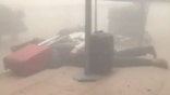 Warning, graphic video: Chaos shortly after airport attack