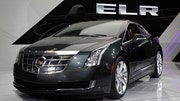 Cadillac boss Bob Fergusen unveils the new Chevy Volt-based ELR plug-in hybrid luxury coupe