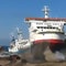Ship 'wrecked': 26,000 ton boat crashes into land