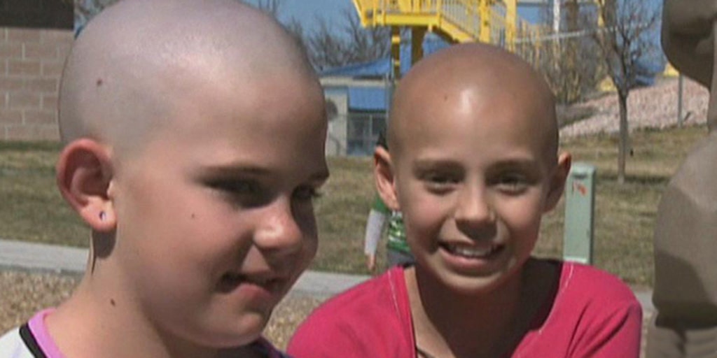 Getting her head shaved