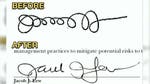 New treasury secretary's effort to clean up handwriting