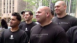 Wounded Warriors welcomed to the Plaza