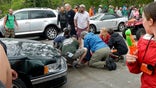 Elderly driver plows into parade