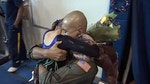 Father surprises daughter at gymnastics competition