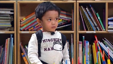 Little boy suffers from allergy that prevents him from eating food