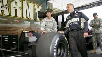 Racer driven to support our troops