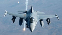 Allison Barrie reports on F- Fighting Falcon that has been modified with unmanned control technology