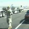 Scary shootout: Driver opens fire on officer