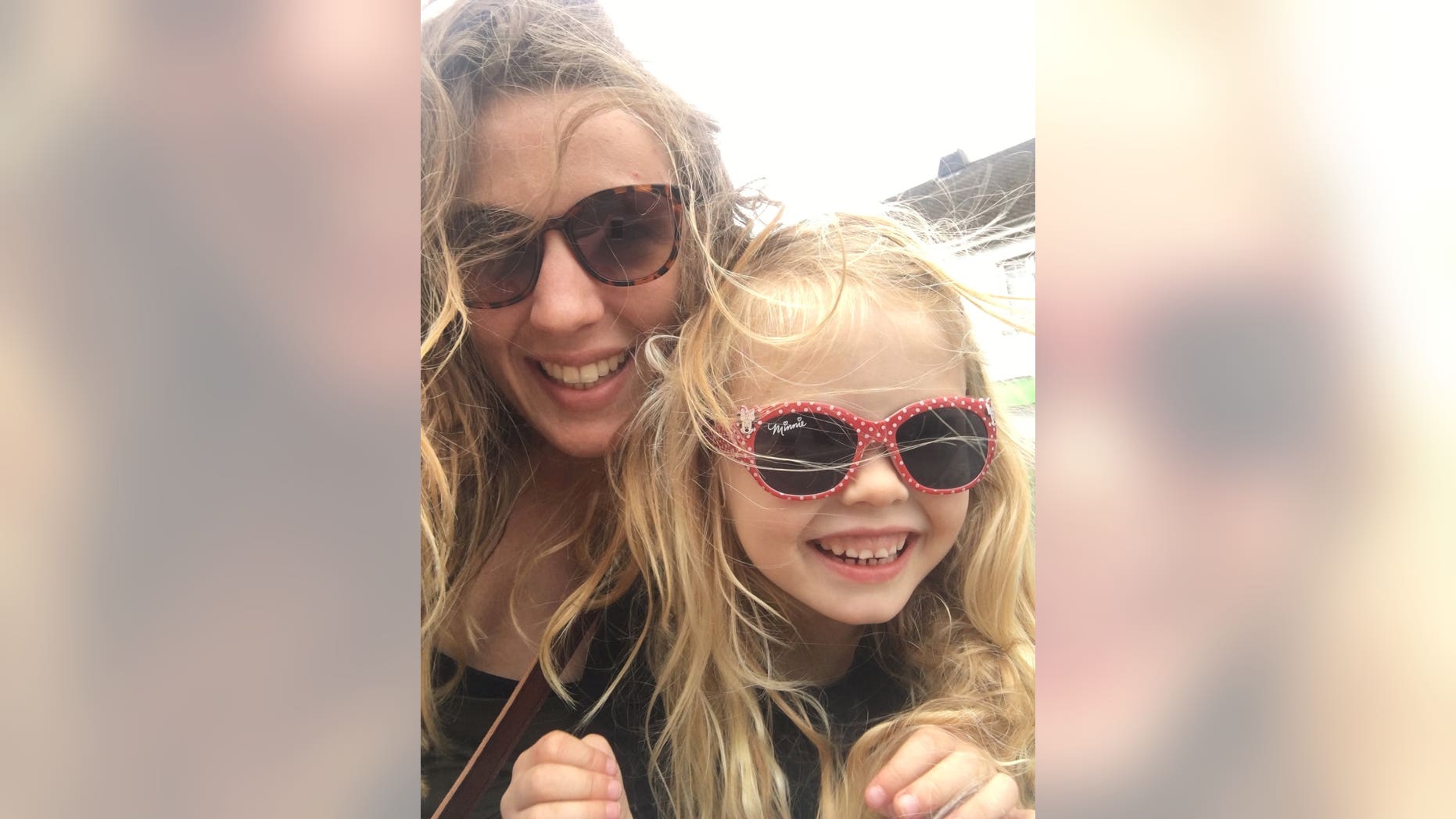 Coco Bradford, 6, who died from sepsis at the Royal Cornwall Hospital on July 31, 2017, is pictured with her mother, Rachel Bradford. 