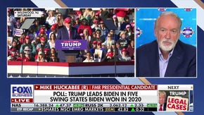 Mike Huckabee: Trump took the 'hide off' Biden at New Jersey rally