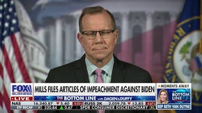 Rep. Mills cites 'abuse of power' in filing article of impeachment against Biden over Israel aid