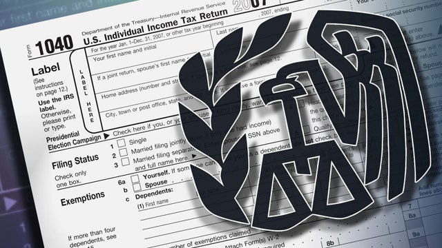 IRS logo tax 1040 form