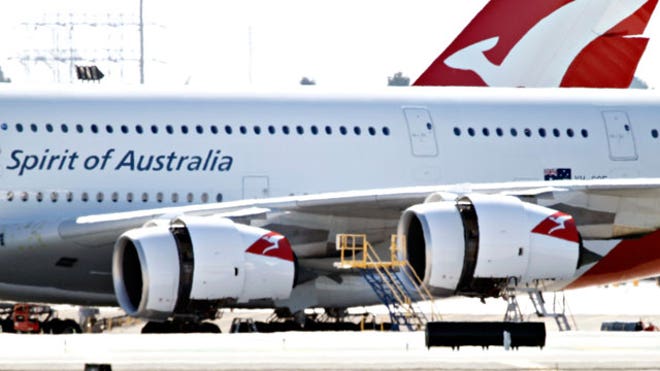 Two Qantas A380 Superjumbo Jets Sit Idle