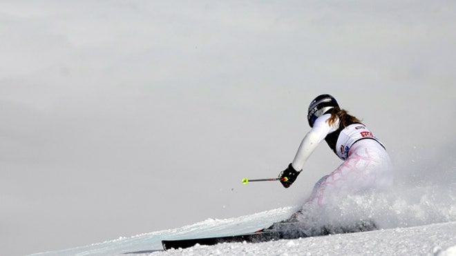 Woman Skiing