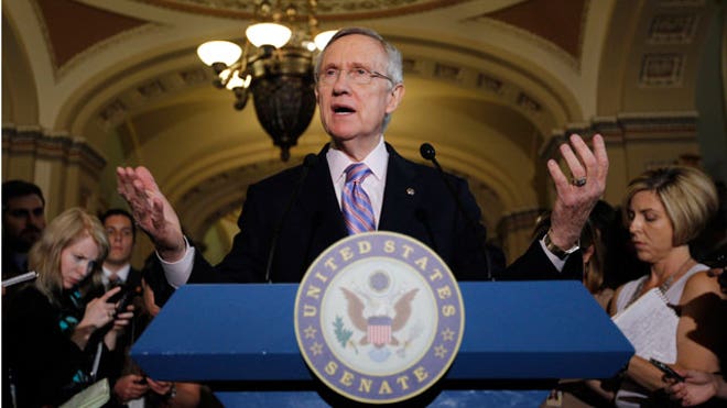 harry reid speaking senate