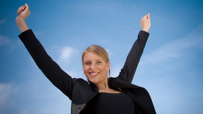 Successful Woman Business