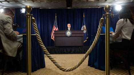 The Federal Reserve's televised press briefings have emerged as a key messaging tool for the central bank.