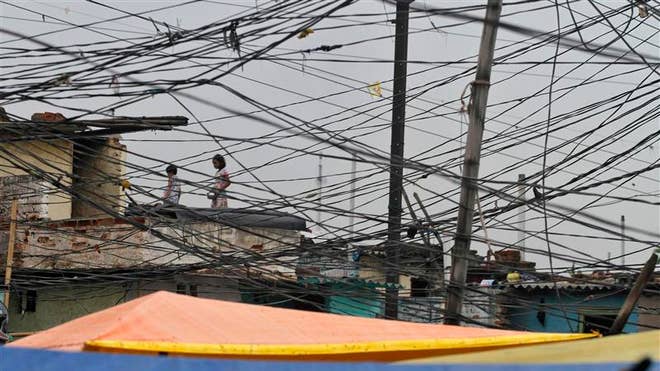 Tangled Electric Power Cables India