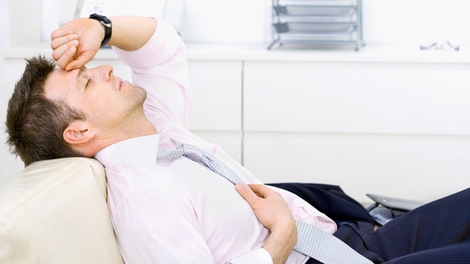 stressed man