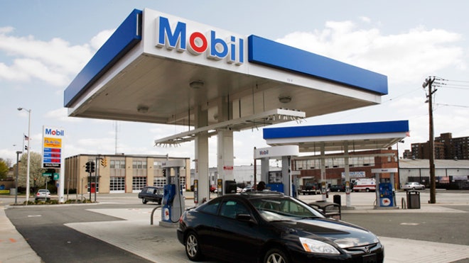 Exxon Mobil Oil Gas Station