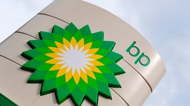 BP Logo Sign Gas Station