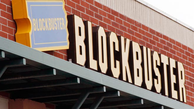 Blockbuster movie rental store