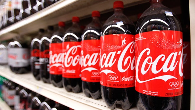Coca-Cola-Soda-Bottles-at-Supermarket