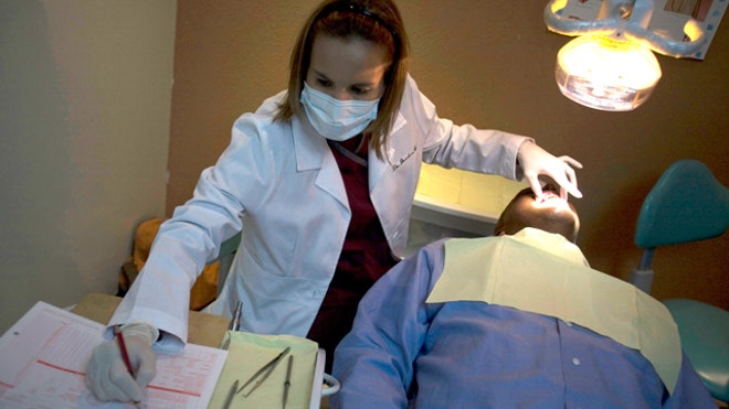 Dentist-Working-Patient-Chair