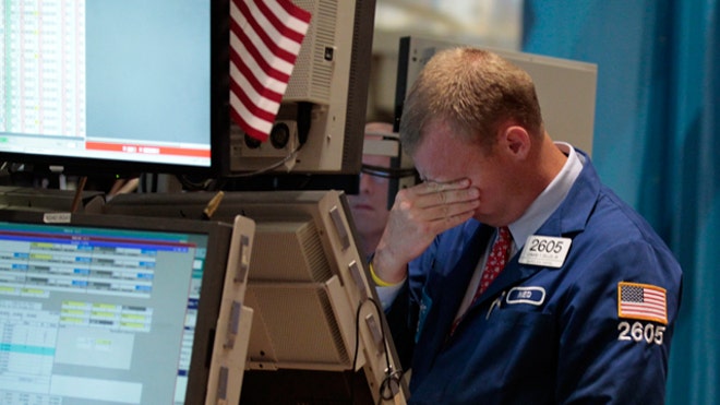 NYSE-trader-negative-reaction