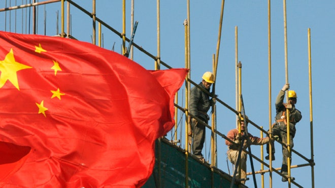 Workers Labor China Flag