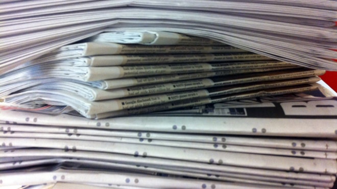 Pile of Newspapers