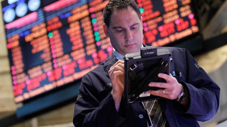 The markets looked to close out the tough week on a high note, with stock-index futures solidly in the green, as traders looked forward to Facebook's highly anticipated Wall Street debut.