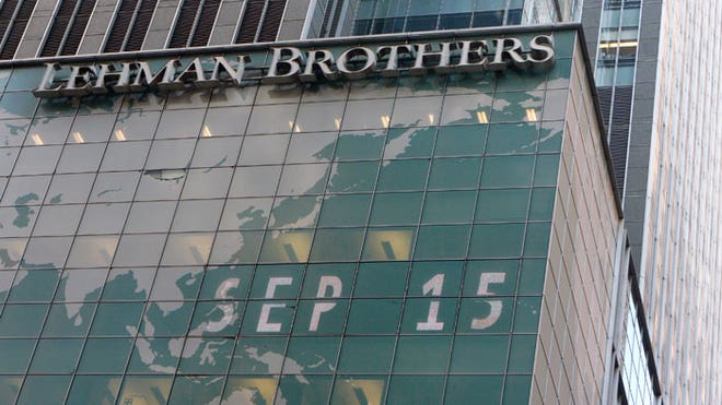 Lehman Brothers Headquarters on Sept. 15