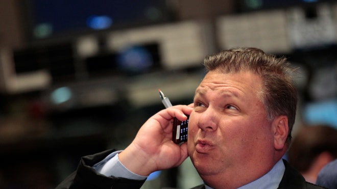 NYSE Trader (Thinking || Holding Phone)