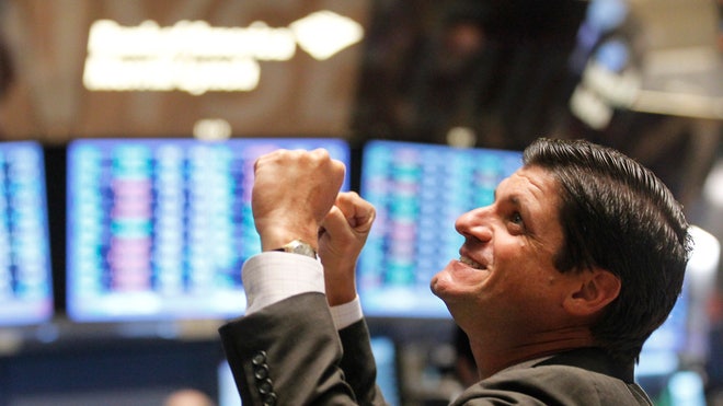 NYSE Trader Cheering / Happy