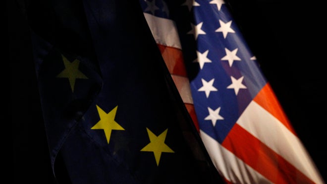 American / European Union (EU) Flag