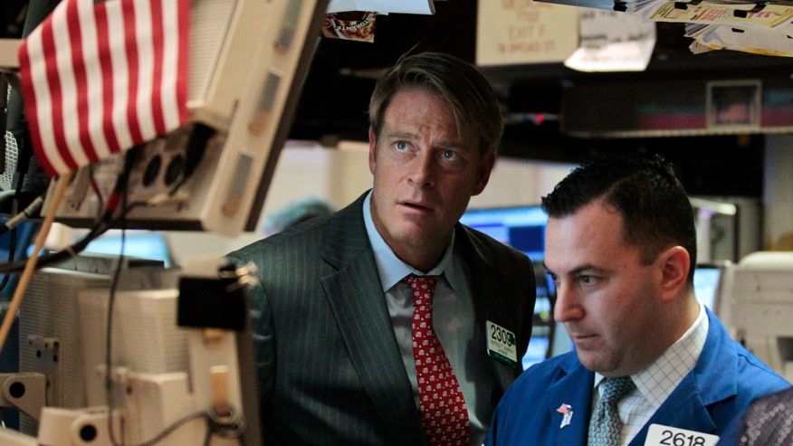 NYSE Trader Stares Pensively