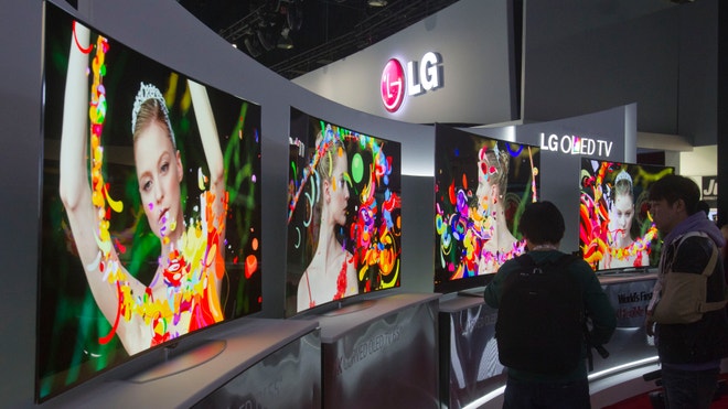 Curved 4K LG TV CES 2014
