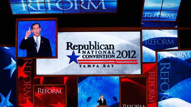 republican national convention 2012 santorum