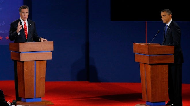 Romney Obama, Presidential Debate