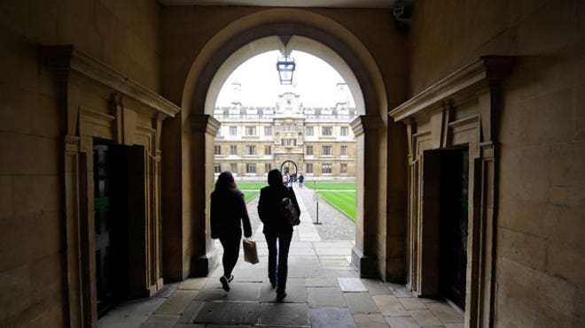 Clare College at Cambridge University Reuters