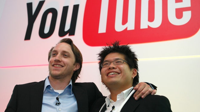 YouTube Founders Chad Hurley and Steve Chen