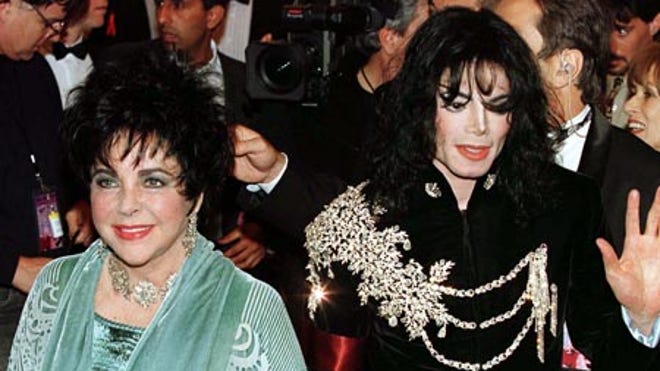 Michael Jackson and Elizabeth Taylor