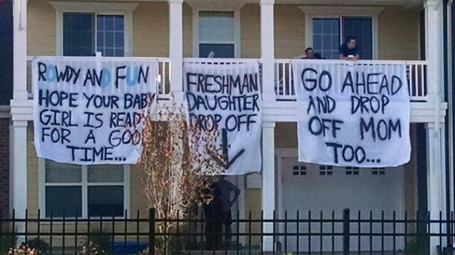 Old Dominion University fraternity suspended amid uproar over suggestive signs