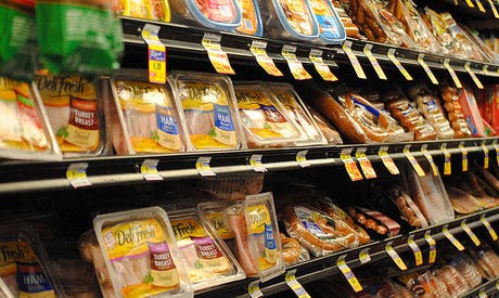 Deli meat truck crashes into bread truck, causes delicious collision