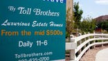 The luxury homebuilder reported net income rose to $. million, or  cents per share, as revenue rose % to $ million.