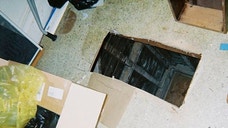 A couple that prosecutors dubbed the landlords from hell for going to scary lengths to drive tenants from a San Francisco apartment building — including cutting holes in one tenant's floor with a power saw while he was still inside — have pleaded guilty to several felonies.